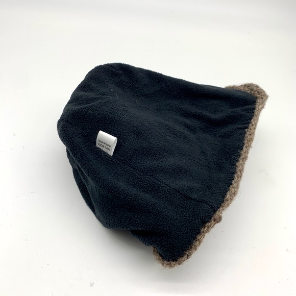 Wool Brim Beanie Light Brown - Picture 3 of 7